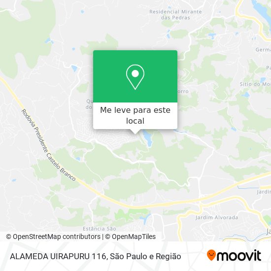ALAMEDA UIRAPURU 116 mapa