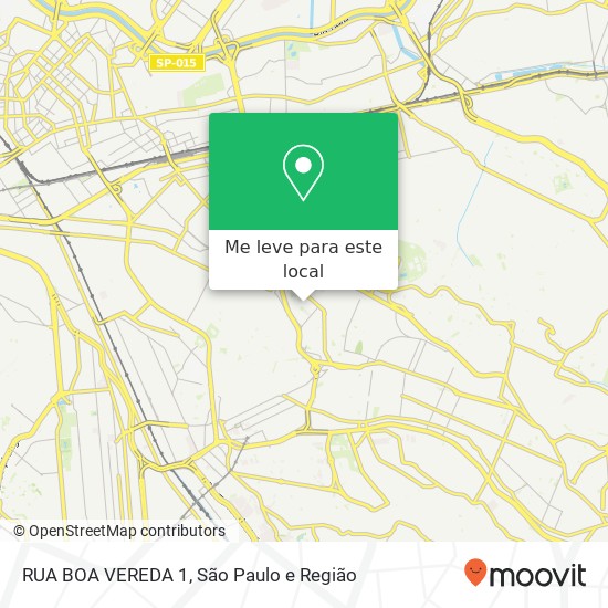 RUA BOA VEREDA 1 mapa