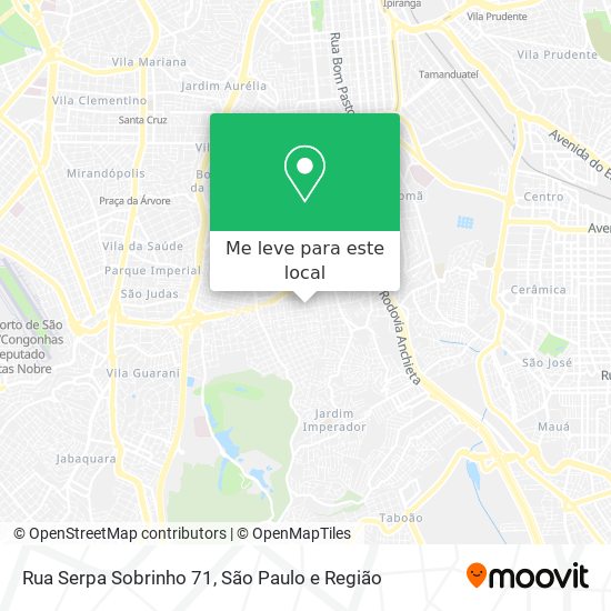 Rua Serpa Sobrinho 71 mapa