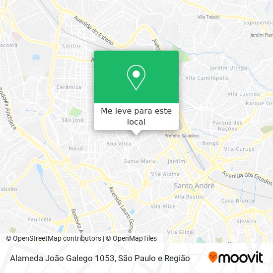 Alameda João Galego 1053 mapa
