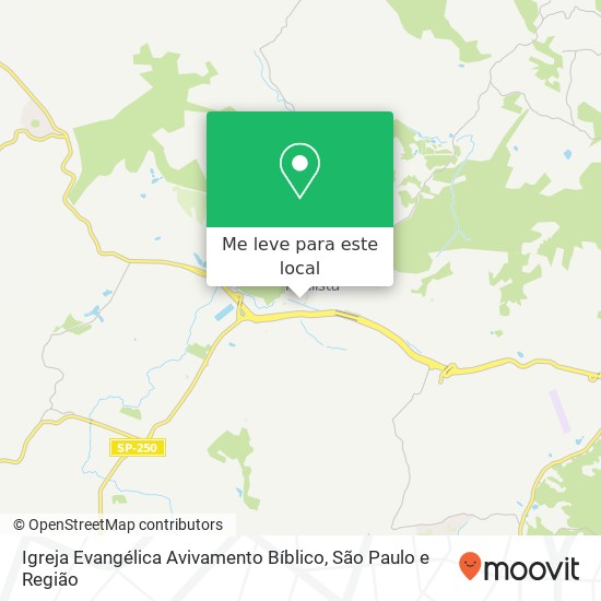 Igreja Evangélica Avivamento Bíblico mapa