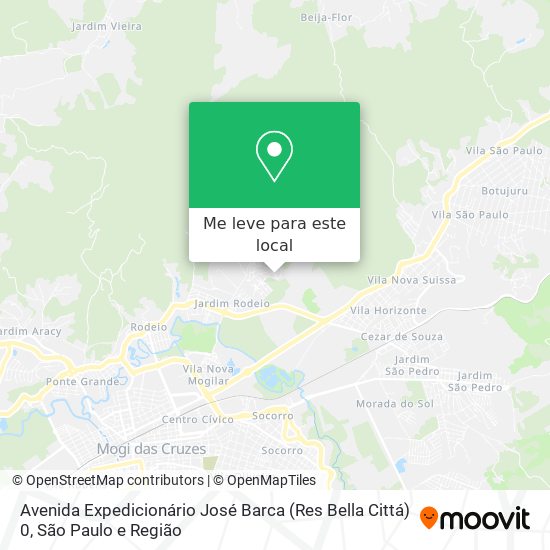 Avenida Expedicionário José Barca (Res Bella Cittá) 0 mapa