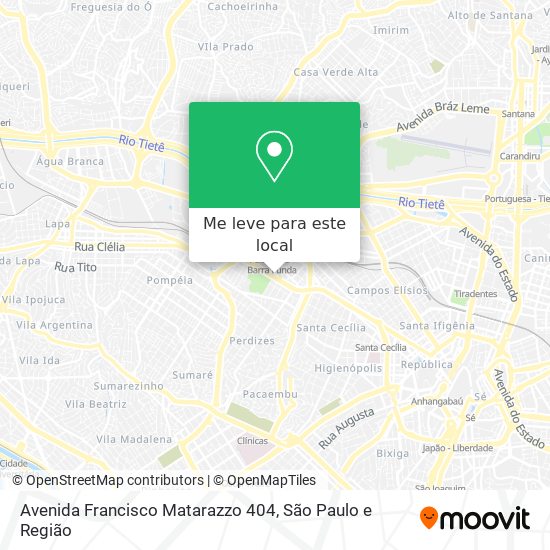 Avenida Francisco Matarazzo 404 mapa