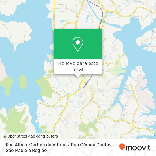 Rua Altino Martins da Vitória / Rua Gêmea Dantas mapa
