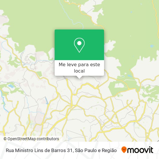 Rua Ministro Lins de Barros 31 mapa