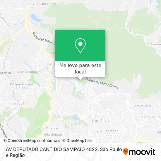 AV DEPUTADO CANTÍDIO SAMPAIO 4822 mapa
