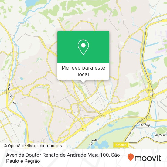 Avenida Doutor Renato de Andrade Maia 100 mapa