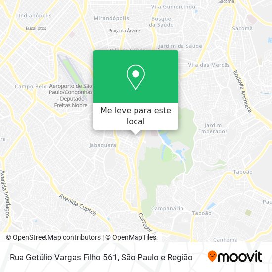 Rua Getúlio Vargas Filho 561 mapa