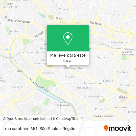 rua camburiu 651 mapa