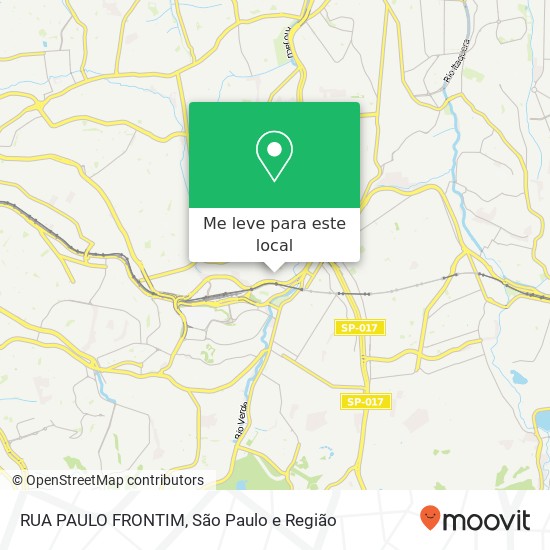 RUA  PAULO FRONTIM mapa