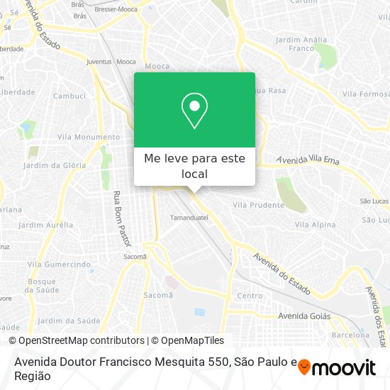 Avenida Doutor Francisco Mesquita 550 mapa