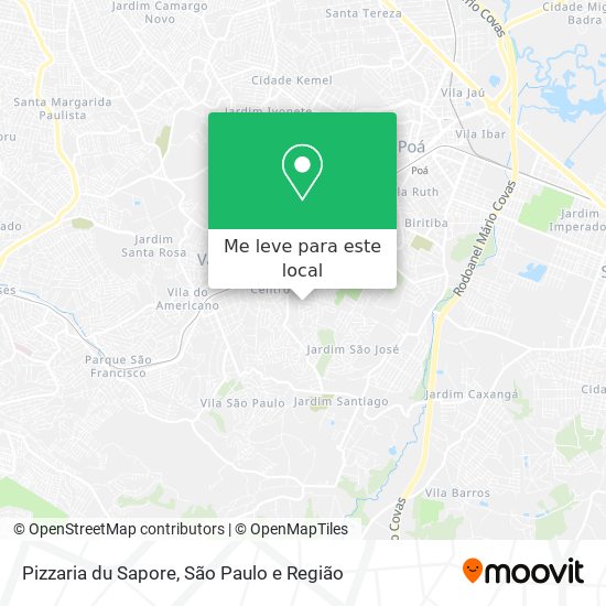 Pizzaria du Sapore mapa