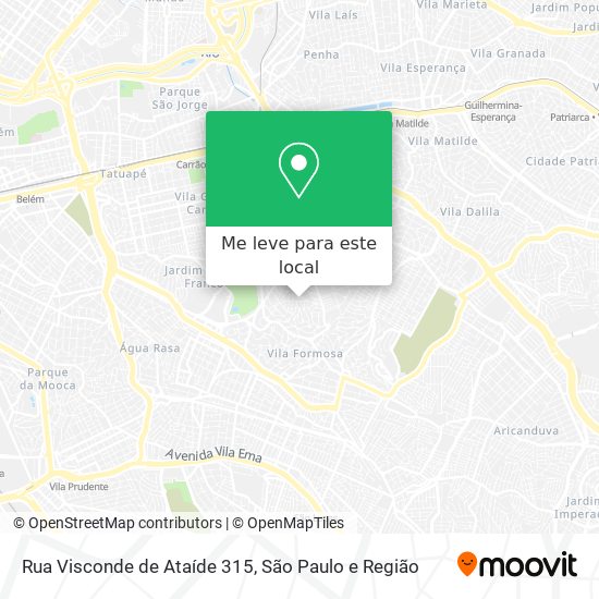 Rua Visconde de Ataíde 315 mapa