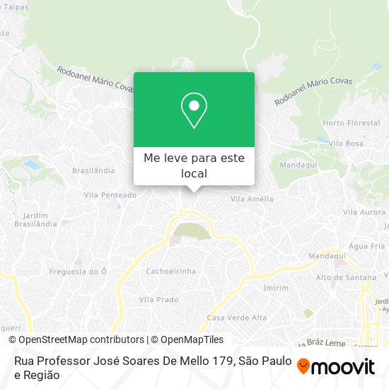 Rua Professor José Soares De Mello 179 mapa