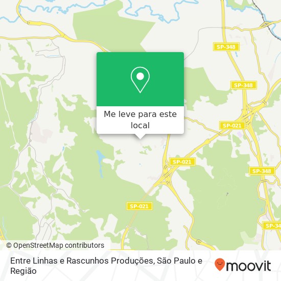 Entre Linhas e Rascunhos Produções mapa