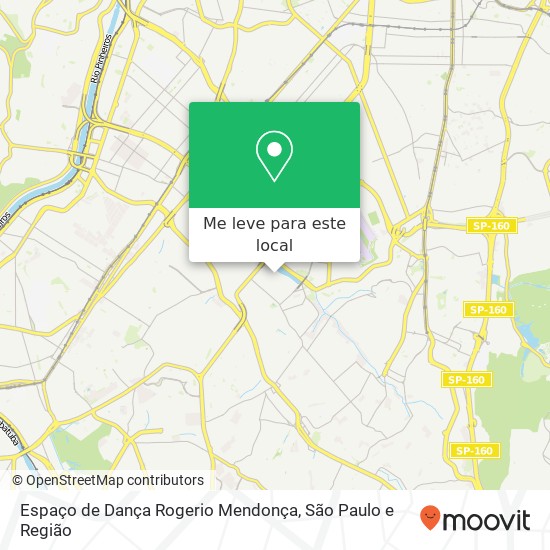 Espaço de Dança Rogerio Mendonça mapa