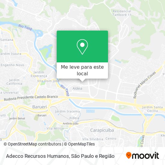 Adecco Recursos Humanos mapa