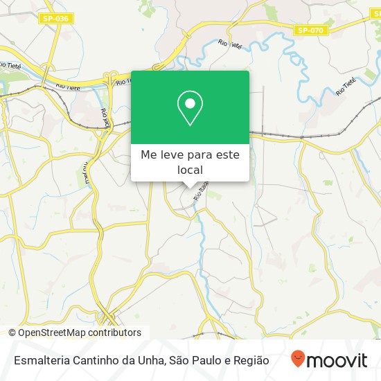 Esmalteria Cantinho da Unha mapa