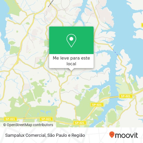 Sampalux Comercial mapa
