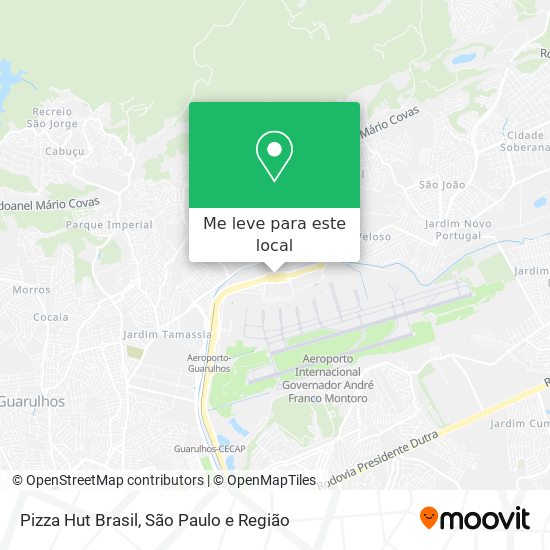 Pizza Hut Brasil mapa
