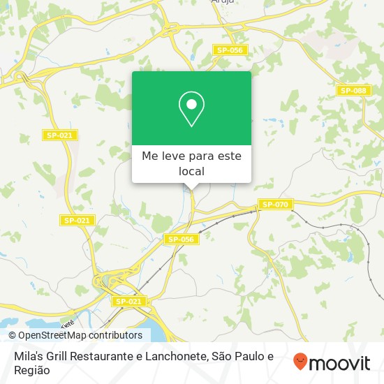 Mila's Grill Restaurante e Lanchonete mapa