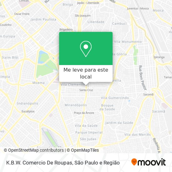 K.B.W. Comercio De Roupas mapa