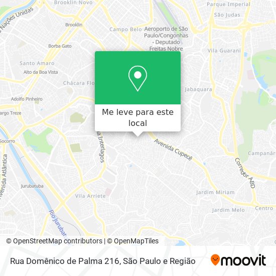Rua Domênico de Palma 216 mapa