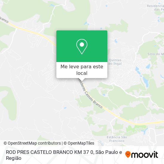 ROD  PRES  CASTELO BRANCO  KM 37 0 mapa