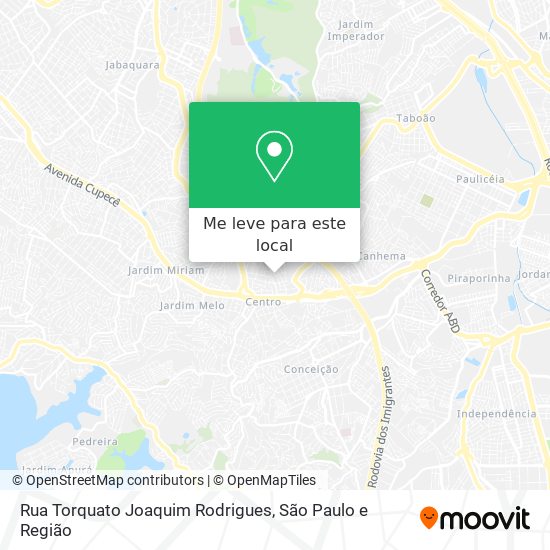 Rua Torquato Joaquim Rodrigues mapa