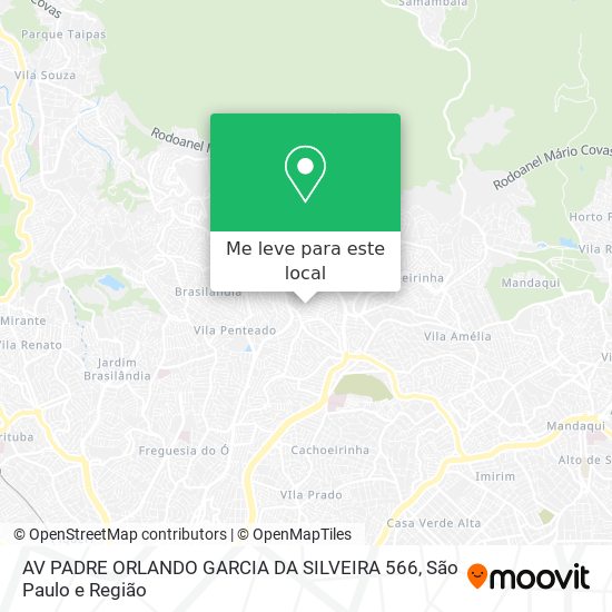 AV PADRE ORLANDO GARCIA DA SILVEIRA 566 mapa
