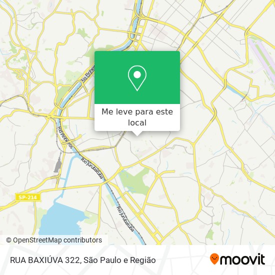 RUA BAXIÚVA 322 mapa