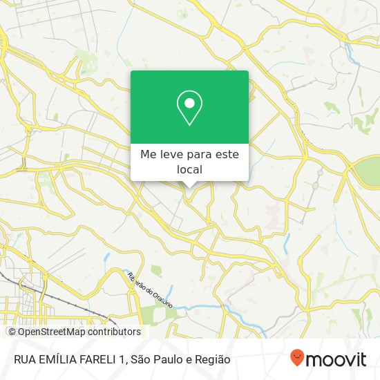 RUA EMÍLIA FARELI 1 mapa