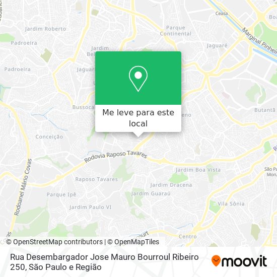 Rua Desembargador Jose Mauro Bourroul Ribeiro 250 mapa