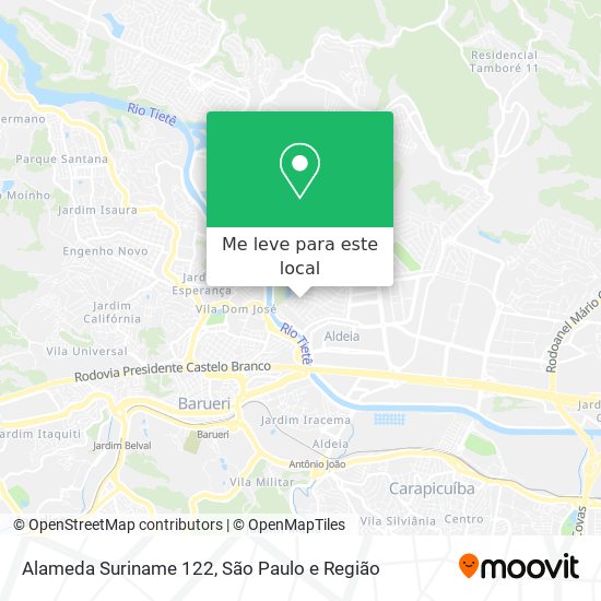 Alameda Suriname 122 mapa