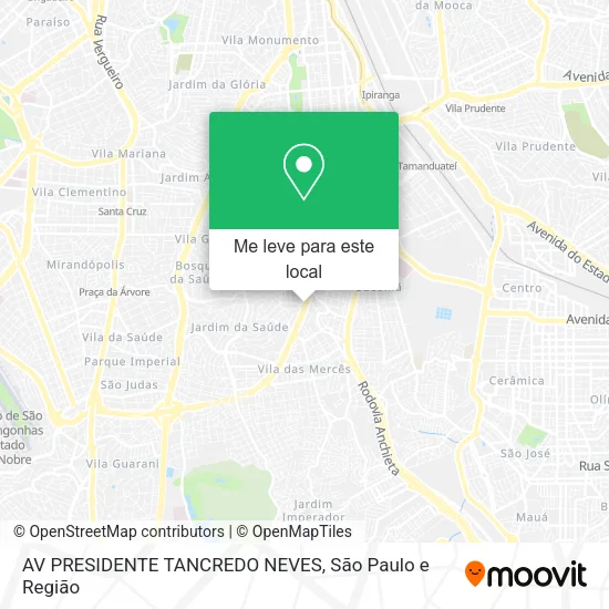 AV  PRESIDENTE TANCREDO NEVES mapa