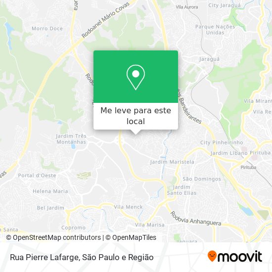 Rua Pierre Lafarge mapa