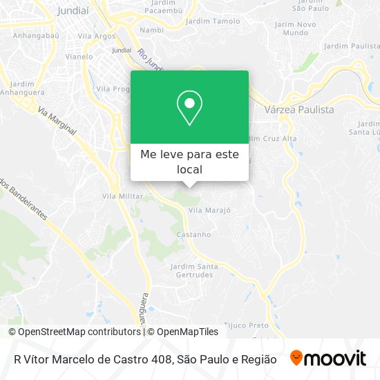 R Vítor Marcelo de Castro 408 mapa