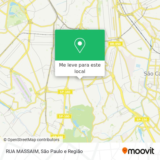 RUA MASSAIM mapa