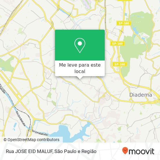 Rua JOSE EID MALUF mapa