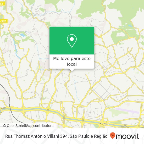 Rua Thomaz Antônio Villani 394 mapa