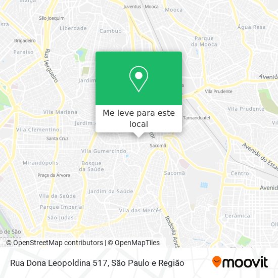 Rua Dona Leopoldina 517 mapa