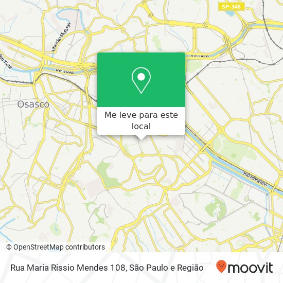 Rua Maria Rissio Mendes 108 mapa