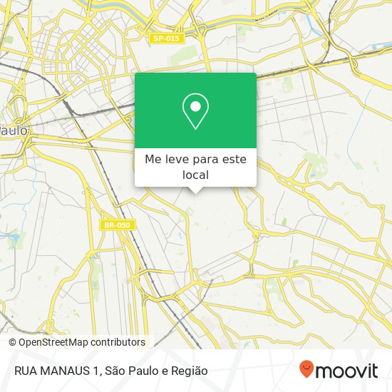 RUA MANAUS 1 mapa