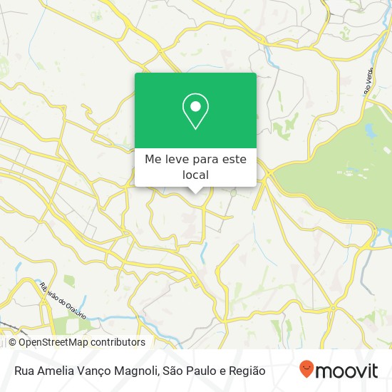 Rua Amelia Vanço Magnoli mapa