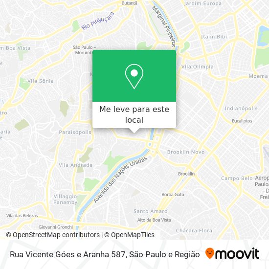 Rua Vicente Góes e Aranha 587 mapa