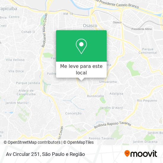 Av  Circular  251 mapa