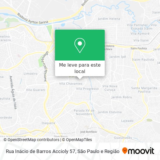 Rua Inácio de Barros Accioly 57 mapa