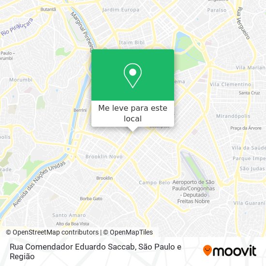 Rua Comendador Eduardo Saccab mapa