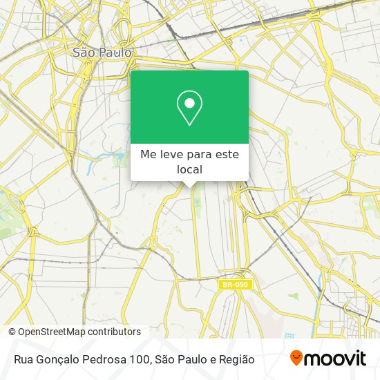 Rua Gonçalo Pedrosa 100 mapa