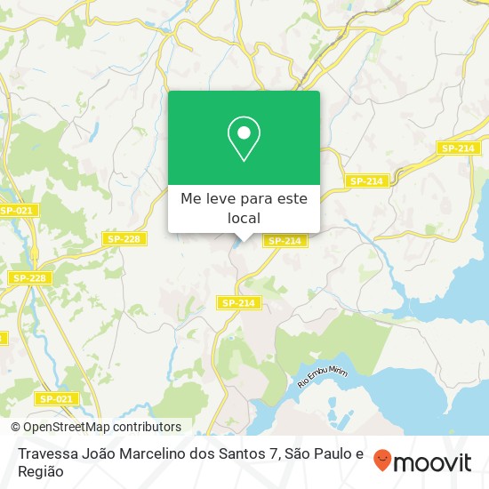 Travessa João Marcelino dos Santos 7 mapa